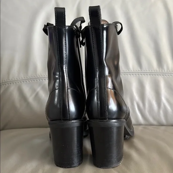AGL Black Leather Women’s Boots 37 - Picture 4 of 7